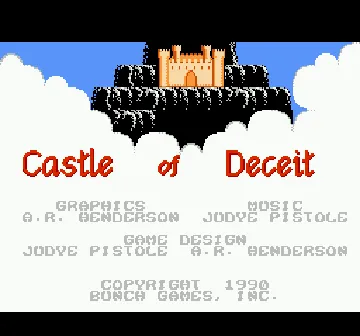 Castle of Deceit (USA) (Unl) screen shot title